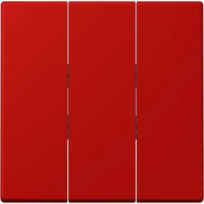 JUNG schakelwip 3-voudig tbv 3-voudige schakelaar 5306EU Les Couleurs rouge vermillon 31 227 (LC 993 BF 227)