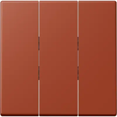 JUNG schakelwip 3-voudig tbv 3-voudige schakelaar 5306EU Les Couleurs l'ocre rouge 232 (LC 993 BF 232)