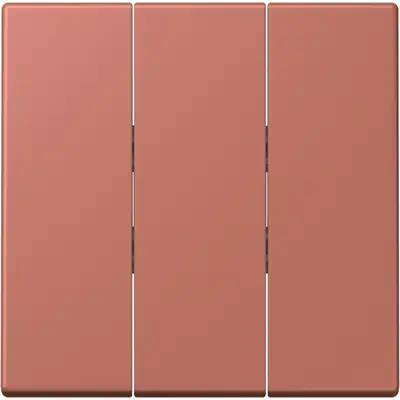 JUNG schakelwip 3-voudig tbv 3-voudige schakelaar 5306EU Les Couleurs terre sienne brique 236 (LC 993 BF 236)