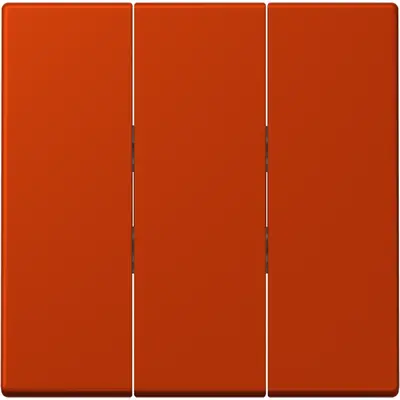 JUNG schakelwip 3-voudig tbv 3-voudige schakelaar 5306EU Les Couleurs rouge vermillon 59 244 (LC 993 BF 244)