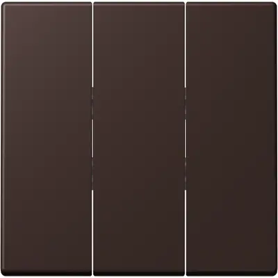 JUNG schakelwip 3-voudig tbv 3-voudige schakelaar 5306EU Les Couleurs terre d'ombre brulee 59 252 (LC 993 BF 252)