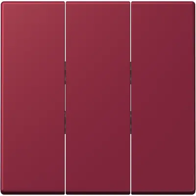 JUNG schakelwip 3-voudig tbv 3-voudige schakelaar 5306EU Les Couleurs le rubis 255 (LC 993 BF 255)