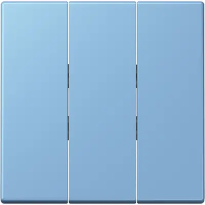 JUNG schakelwip 3-voudig tbv 3-voudige schakelaar 5306EU Les Couleurs bleu ceruleen 59 256 (LC 993 BF 256)
