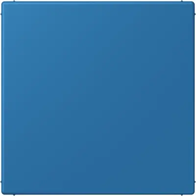 JUNG centraalplaat blinddeksel incl. draagframe Les Couleurs bleu ceruleen 31 211 (LC 994 B 211)