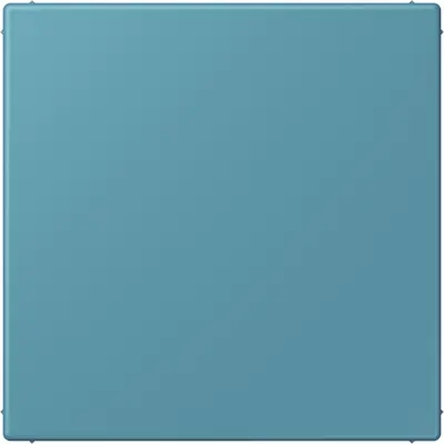 JUNG centraalplaat blinddeksel incl. draagframe Les Couleurs ceruleen vif 212 (LC 994 B 212)