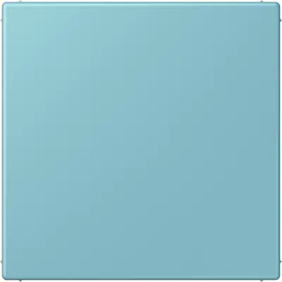 JUNG centraalplaat blinddeksel incl. draagframe Les Couleurs ceruleen moyen 213 (LC 994 B 213)