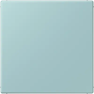 JUNG centraalplaat blinddeksel incl. draagframe Les Couleurs ceruleen clair 214 (LC 994 B 214)