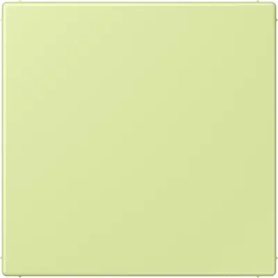 JUNG centraalplaat blinddeksel incl. draagframe Les Couleurs vert jaune clair 222 (LC 994 B 222)