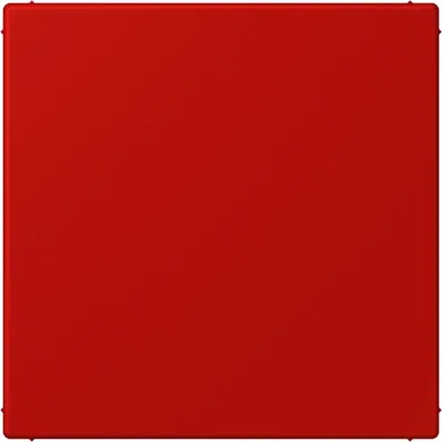 JUNG centraalplaat blinddeksel incl. draagframe Les Couleurs rouge vermillon 31 227 (LC 994 B 227)