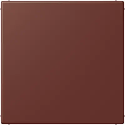 JUNG centraalplaat blinddeksel incl. draagframe Les Couleurs terre sienne brulee 31 235 (LC 994 B 235)