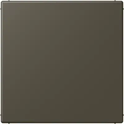 JUNG centraalplaat blinddeksel incl. draagframe Les Couleurs ombre naturelle 31 241 (LC 994 B 241)