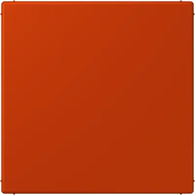 JUNG centraalplaat blinddeksel incl. draagframe Les Couleurs rouge vermillon 59 244 (LC 994 B 244)