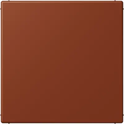 JUNG centraalplaat blinddeksel incl. draagframe Les Couleurs terre sienne brulee 59 247 (LC 994 B 247)