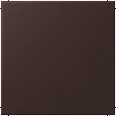 JUNG centraalplaat blinddeksel incl. draagframe Les Couleurs terre d'ombre brulee 59 252 (LC 994 B 252)