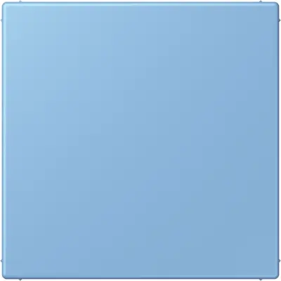 JUNG centraalplaat blinddeksel incl. draagframe Les Couleurs bleu ceruleen 59 256 (LC 994 B 256)