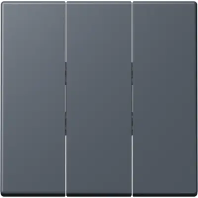JUNG schakelwip 3-voudig tbv 3-voudige schakelaar 5306EU Les Couleurs gris fonce 59 262 (LC 993 BF 262)