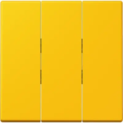 JUNG schakelwip 3-voudig tbv 3-voudige schakelaar 5306EU Les Couleurs le jaune vif 263 (LC 993 BF 263)