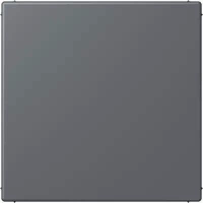 JUNG centraalplaat blinddeksel incl. draagframe Les Couleurs gris fonce 31 202 (LC 994 B 202)