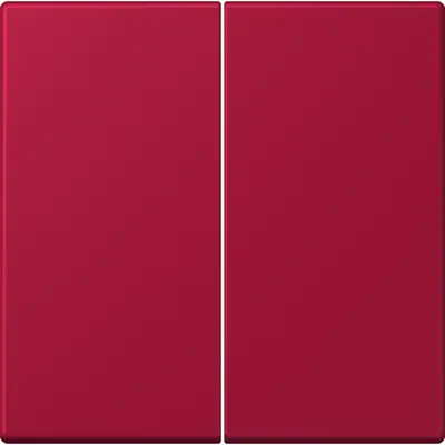 JUNG schakelwip 2-voudig Les Couleurs rouge carmin 229 (LC 995 229)