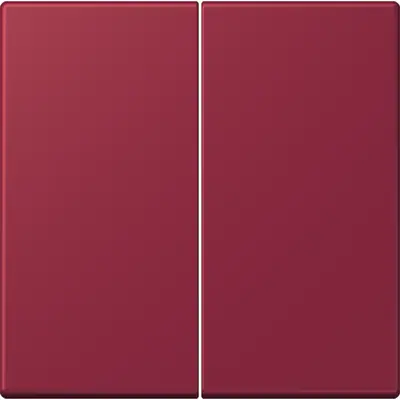 JUNG schakelwip 2-voudig Les Couleurs le rubis 255 (LC 995 255)