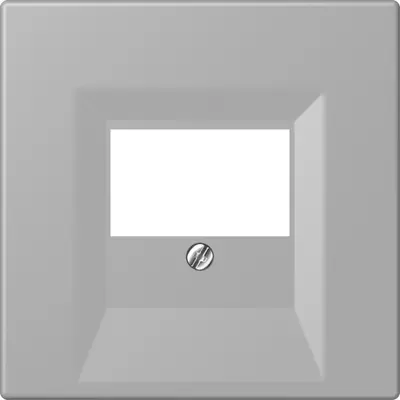 JUNG centraalplaat multimedia Les Couleurs gris moyen 204 (LC 969 T 204)