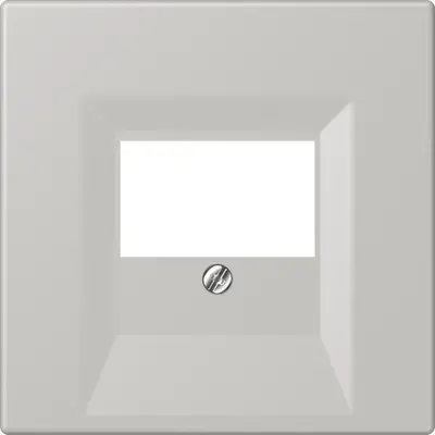 JUNG centraalplaat multimedia Les Couleurs gris clair 31 205 (LC 969 T 205)