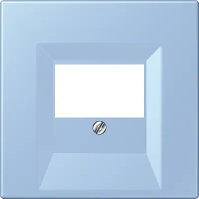 JUNG centraalplaat multimedia Les Couleurs outremer moyen 207 (LC 969 T 207)