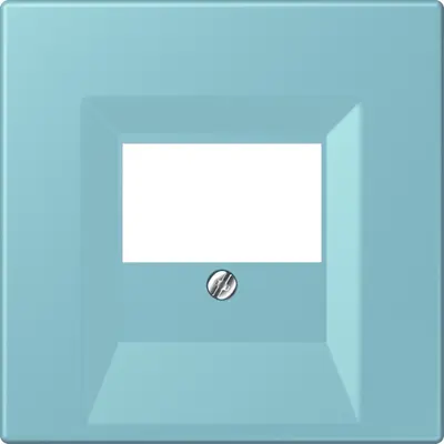 JUNG centraalplaat multimedia Les Couleurs ceruleen moyen 213 (LC 969 T 213)
