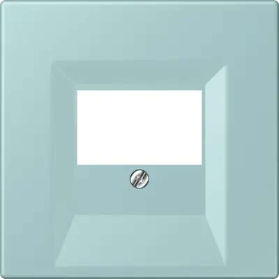 JUNG centraalplaat multimedia Les Couleurs ceruleen clair 214 (LC 969 T 214)