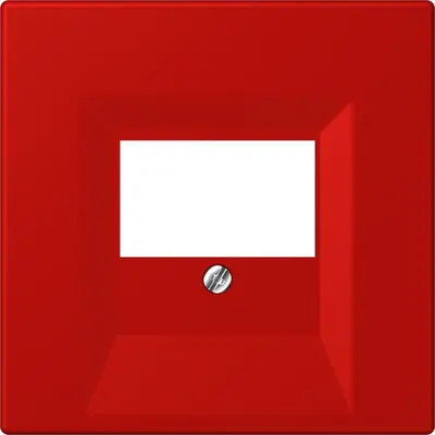 JUNG centraalplaat multimedia Les Couleurs rouge vermillon 31 227 (LC 969 T 227)