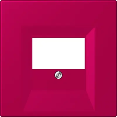 JUNG centraalplaat multimedia Les Couleurs rouge rubia 230 (LC 969 T 230)