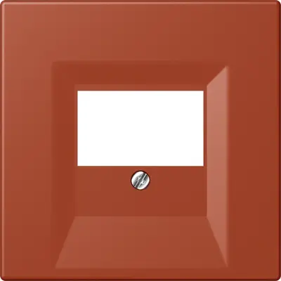 JUNG centraalplaat multimedia Les Couleurs l'ocre rouge 232 (LC 969 T 232)