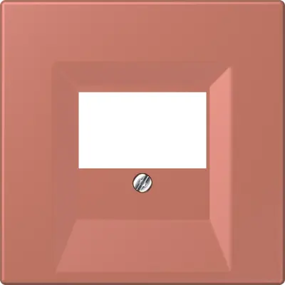 JUNG centraalplaat multimedia Les Couleurs terre sienne brique 236 (LC 969 T 236)