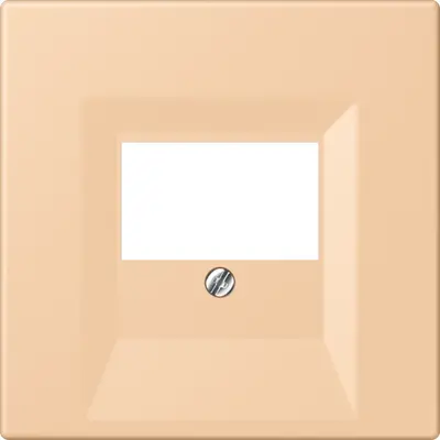 JUNG centraalplaat multimedia Les Couleurs terre sienne claire 31 237 (LC 969 T 237)