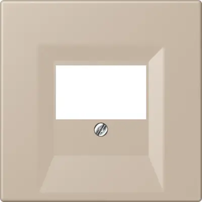 JUNG centraalplaat multimedia Les Couleurs ombre naturelle claire 243 (LC 969 T 243)