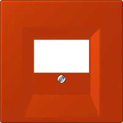 JUNG centraalplaat multimedia Les Couleurs rouge vermillon 59 244 (LC 969 T 244)