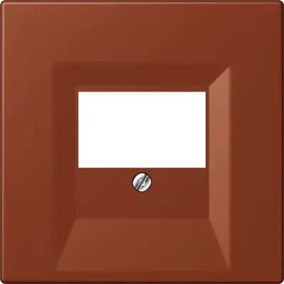 JUNG centraalplaat multimedia Les Couleurs terre sienne brulee 59 247 (LC 969 T 247)