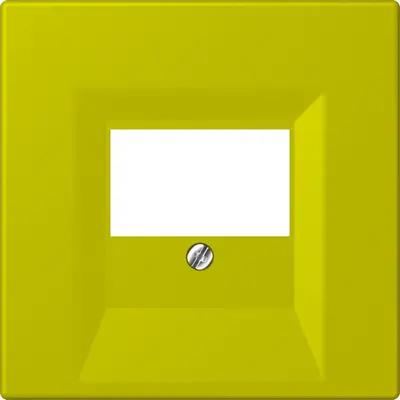 JUNG centraalplaat multimedia Les Couleurs vert olive vif 249 (LC 969 T 249)