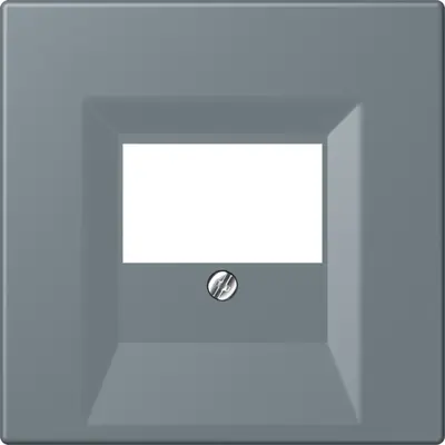 JUNG centraalplaat multimedia Les Couleurs gris 59 251 (LC 969 T 251)