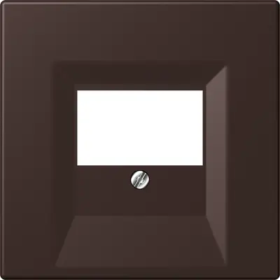 JUNG centraalplaat multimedia Les Couleurs terre d'ombre brulee 59 252 (LC 969 T 252)