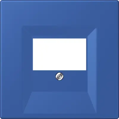 JUNG centraalplaat multimedia Les Couleurs bleu outremer 59 253 (LC 969 T 253)