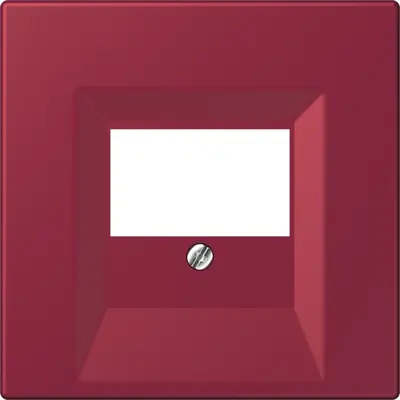 JUNG centraalplaat multimedia Les Couleurs le rubis 255 (LC 969 T 255)