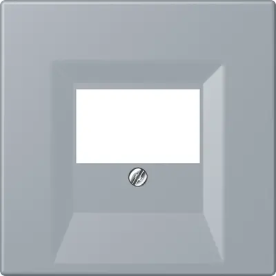 JUNG centraalplaat multimedia Les Couleurs gris clair 59 257 (LC 969 T 257)