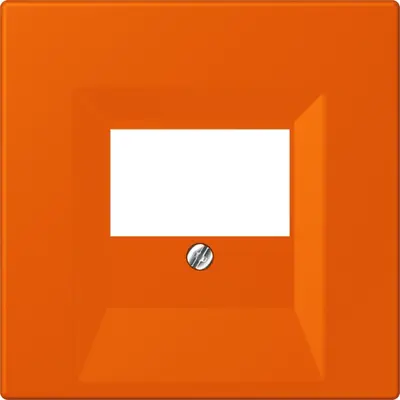 JUNG centraalplaat multimedia Les Couleurs orange vif 260 (LC 969 T 260)