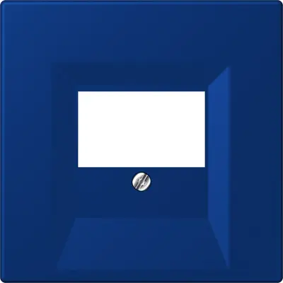 JUNG centraalplaat multimedia Les Couleurs bleu outremer fonce 261 (LC 969 T 261)