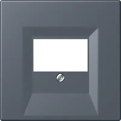 JUNG centraalplaat multimedia Les Couleurs gris fonce 59 262 (LC 969 T 262)