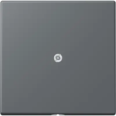 JUNG centraalplaat voor snoerinvoer met trekontlasting Les Couleurs gris fonce 31 202 (LC 990 A 202)