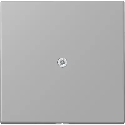 JUNG centraalplaat voor snoerinvoer met trekontlasting Les Couleurs gris moyen 204 (LC 990 A 204)