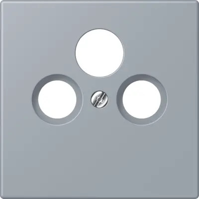 JUNG centraalplaat coax/sat Les Couleurs gris clair 59 257 (LC 990 SAT 257)