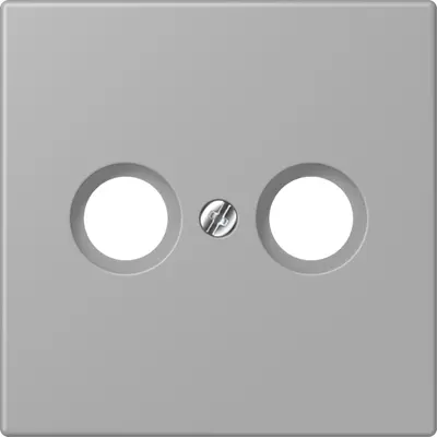 JUNG centraalplaat antenne-coax Les Couleurs gris moyen 204 (LC 990 TV 204)